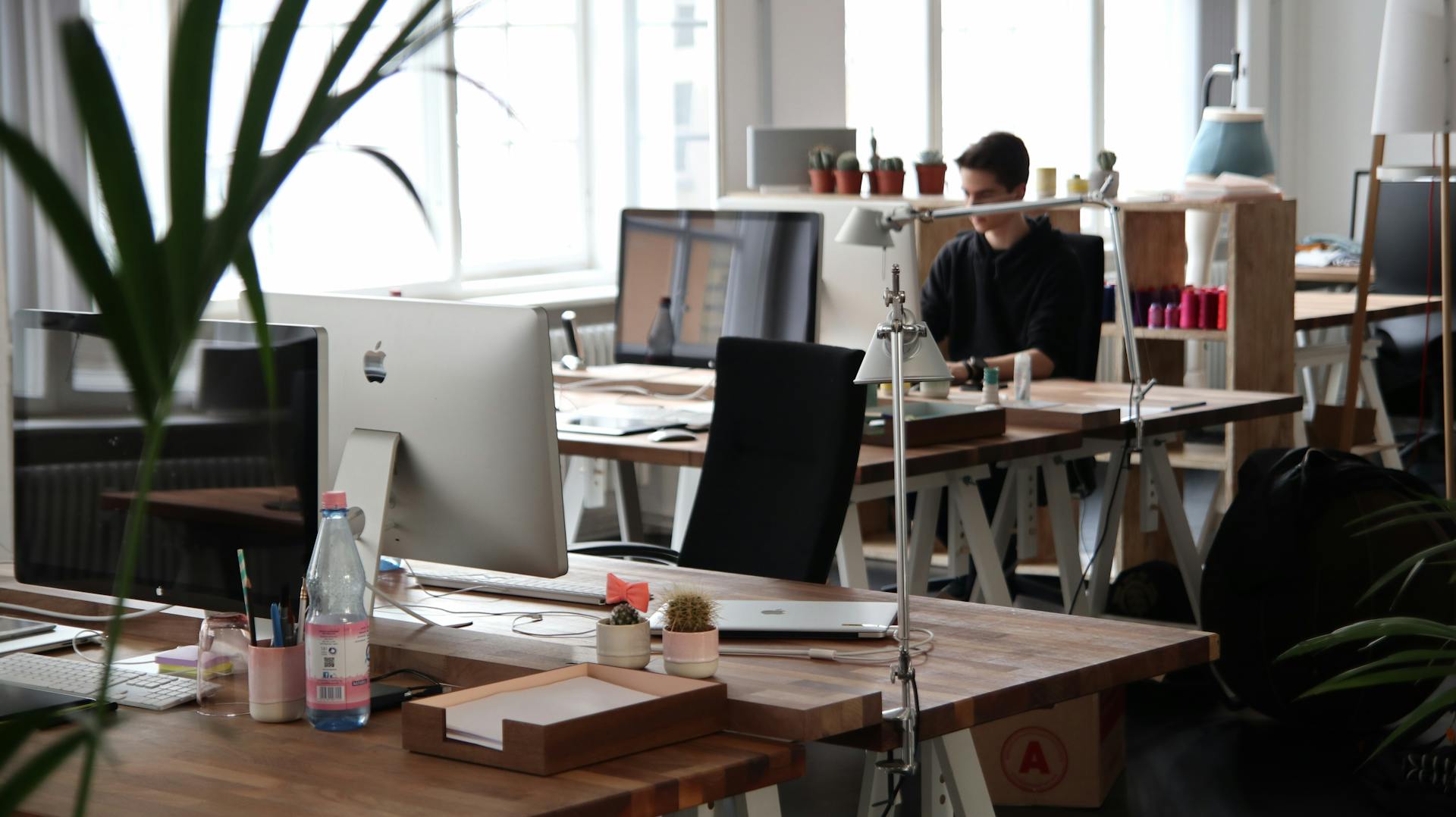 Open Floorplan Office Desks