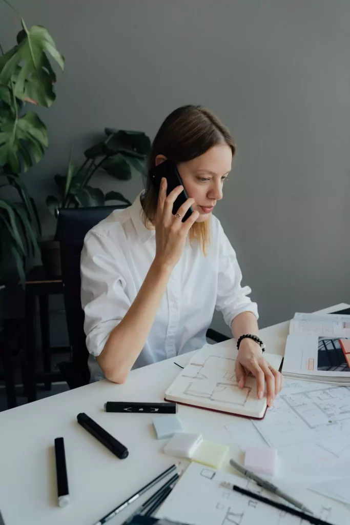 Taking A Phone Call